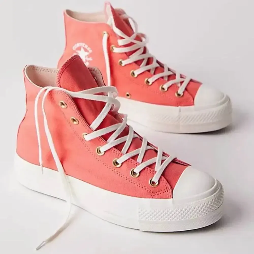 NIB Converse Chuck Taylor All Star Lift Platform Hi Sneaker Watermelon Slushy 7 - Picture 10 of 14
